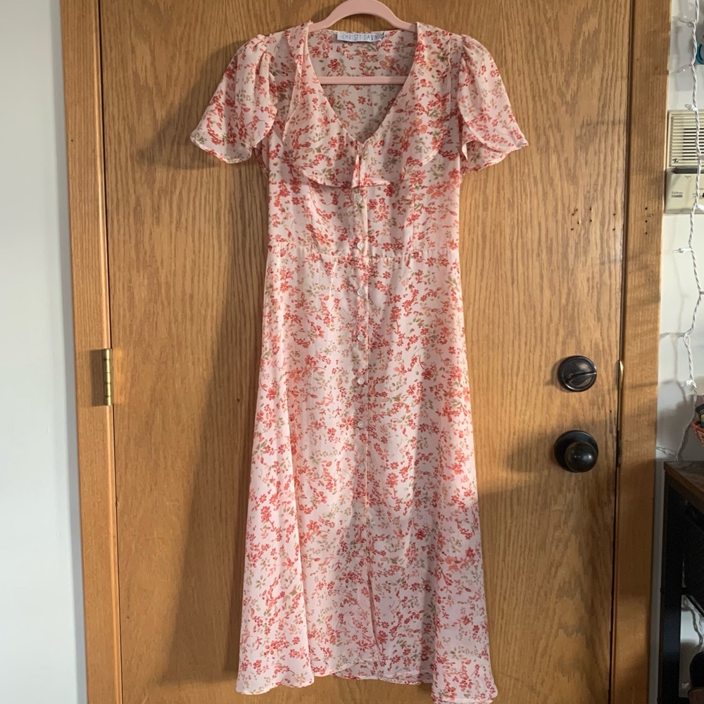 very sweet floral Christy Dawn midi dress